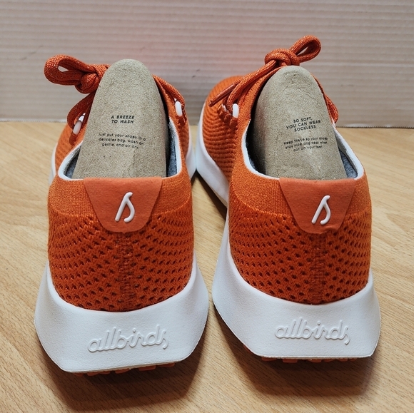 Allbirds TD2 Tree Dasher 2 Orange Knit Active Shoes. Men\'s size 11.5. New. main image 4